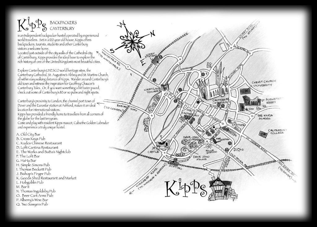 Kipps Backpackers Canterbury Bagian luar foto